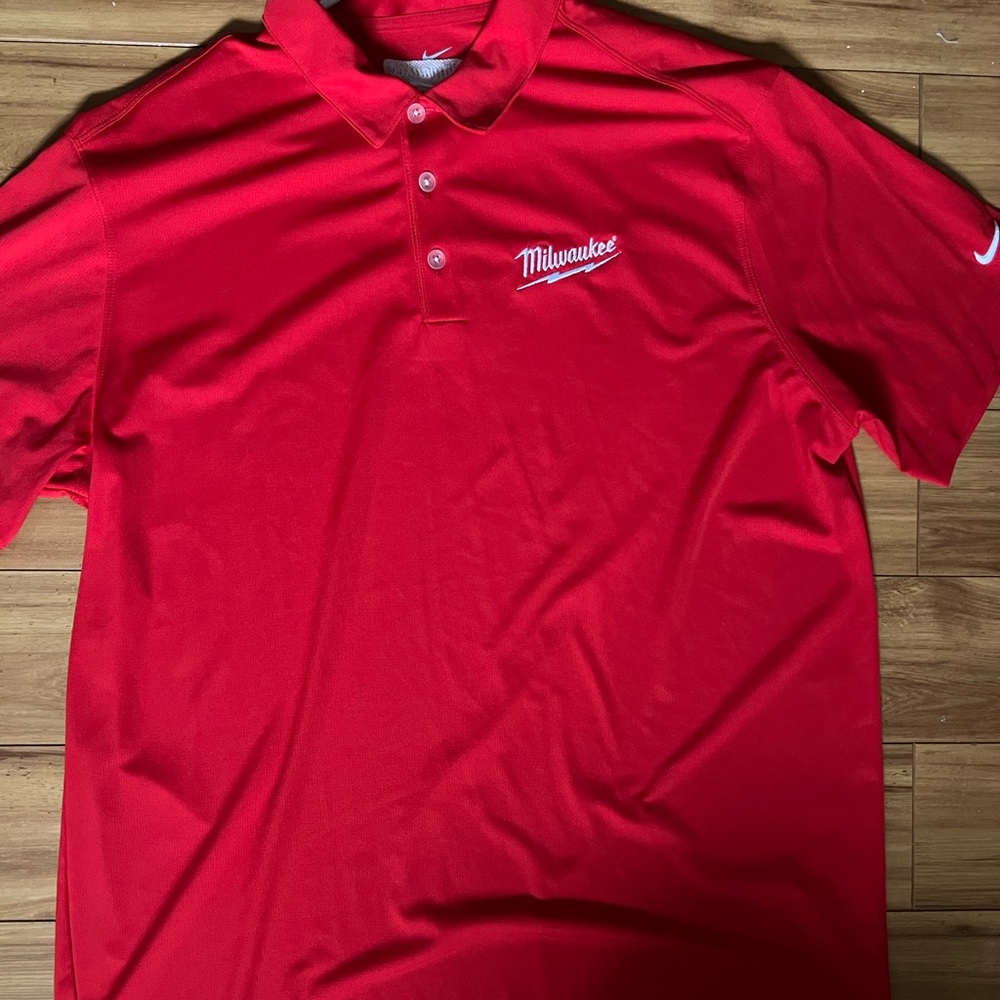 Red Milwaukee polo